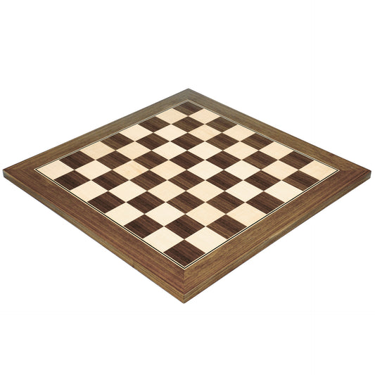 Walnut/Maple Wooden International Chess Board