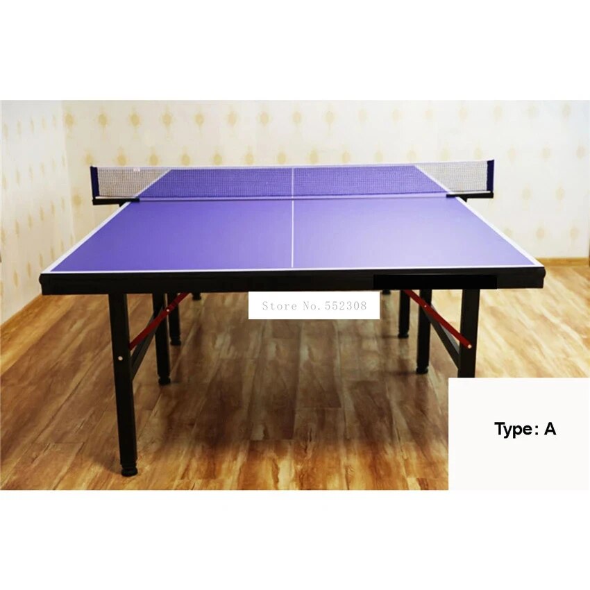 2.74x1.525m Foldable Table Tennis Table Desk High Density Fiberboard Load Weight 300kg For Ping Pong Indoor Sport Play Equipment