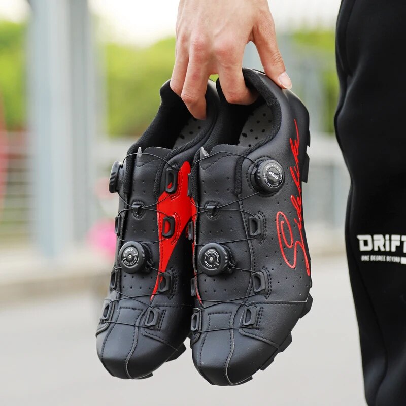 2023 new sidebike mtb shoes men mountain bike shoes cycling bicycle sneakers professional self-locking breathable 630g/pair