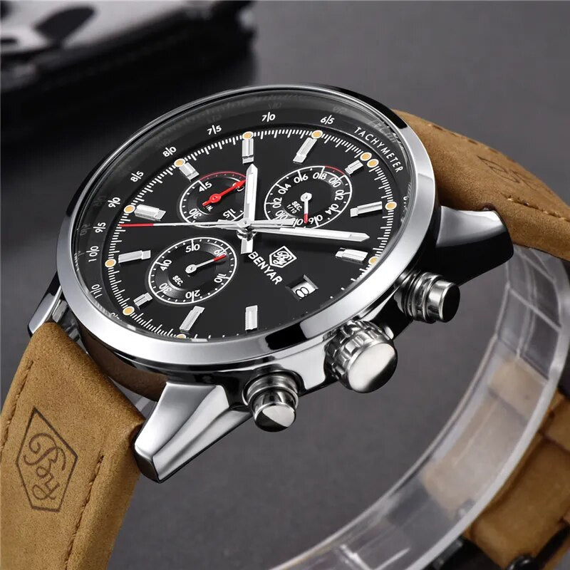 2021 New BENYAR Top Brand Luxury Mens Watch Quartz Clock Waterproof Automatic Chronograph Men Military Watch relogios masculinos