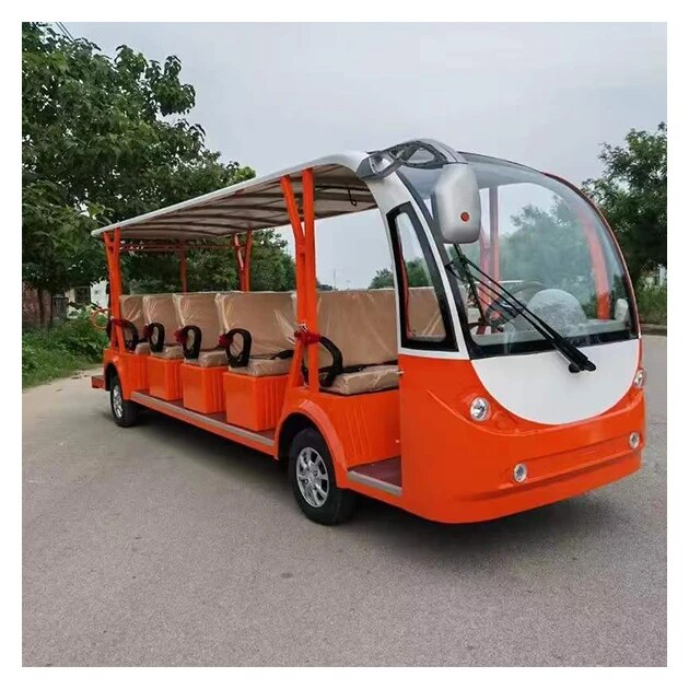 14 Seat Electric Or Gasoline Powered Sightseeing Car