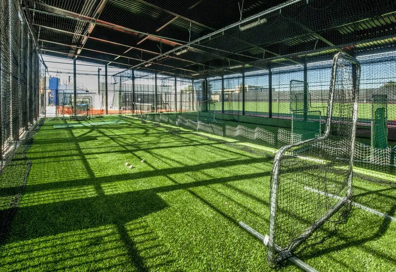 2.1mm 55'x12'x12' Heavy duty HDPE baseball batting cage durable weather proof indoor/outdoor softball hitting net practice