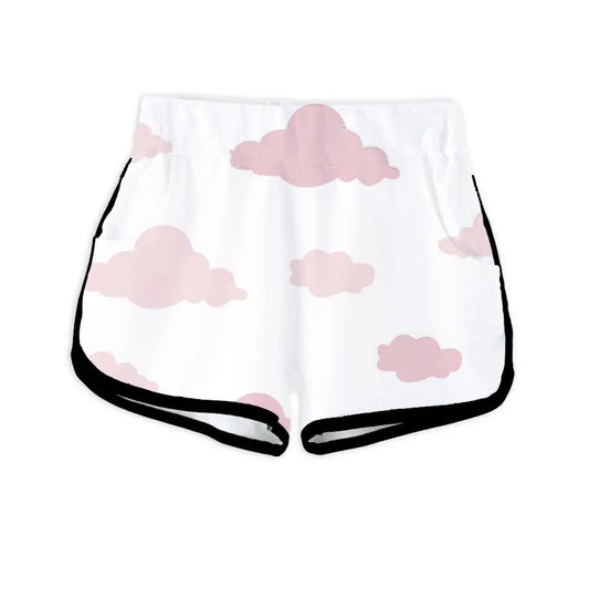 2023 New Style Women's Shorts with Clouds and Other Natural Scenery Prints Look Very Fashionable and Comfortable To Wear