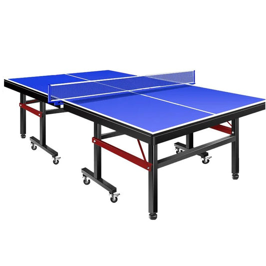 2.74x1.525m Foldable Table Tennis Table Desk High Density Fiberboard Load Weight 300kg For Ping Pong Indoor Sport Play Equipment