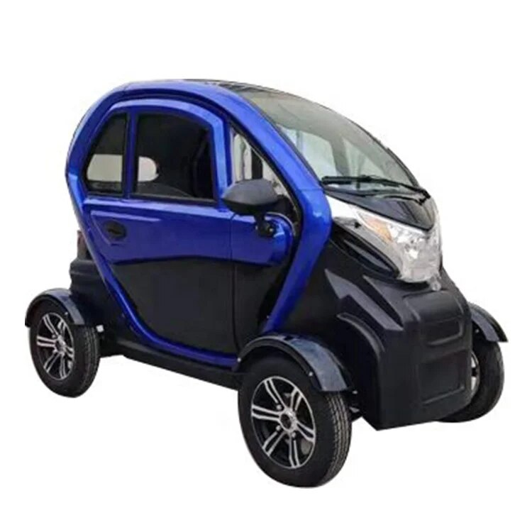 2 Seater Electric Cars for Adult for Sale Philippines / electric karting car vehicle /four wheels closed cabin electric scooter