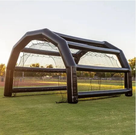 Z High Quality Giant Inflatable Baseball Sports Batting Cage For With Net Giant Durable PVC Inflatable Baseball Batting Cage