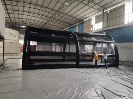 Z High Quality Giant Inflatable Baseball Sports Batting Cage For With Net Giant Durable PVC Inflatable Baseball Batting Cage